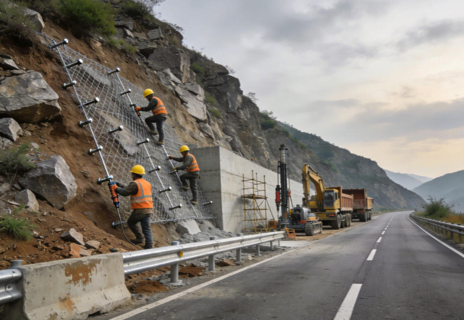 开平公路道路护坡